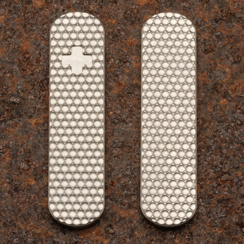 Daily Customs Golfball Titanium Handles For 58.2 Mm Swiss Army Knives 3 Daily Customs Golfball Titanium Handles For 58.2 Mm Swiss Army Knives