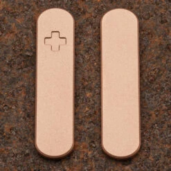 Daily Customs Plain Bronze Handles For 58.2 Mm Swiss Army Knives