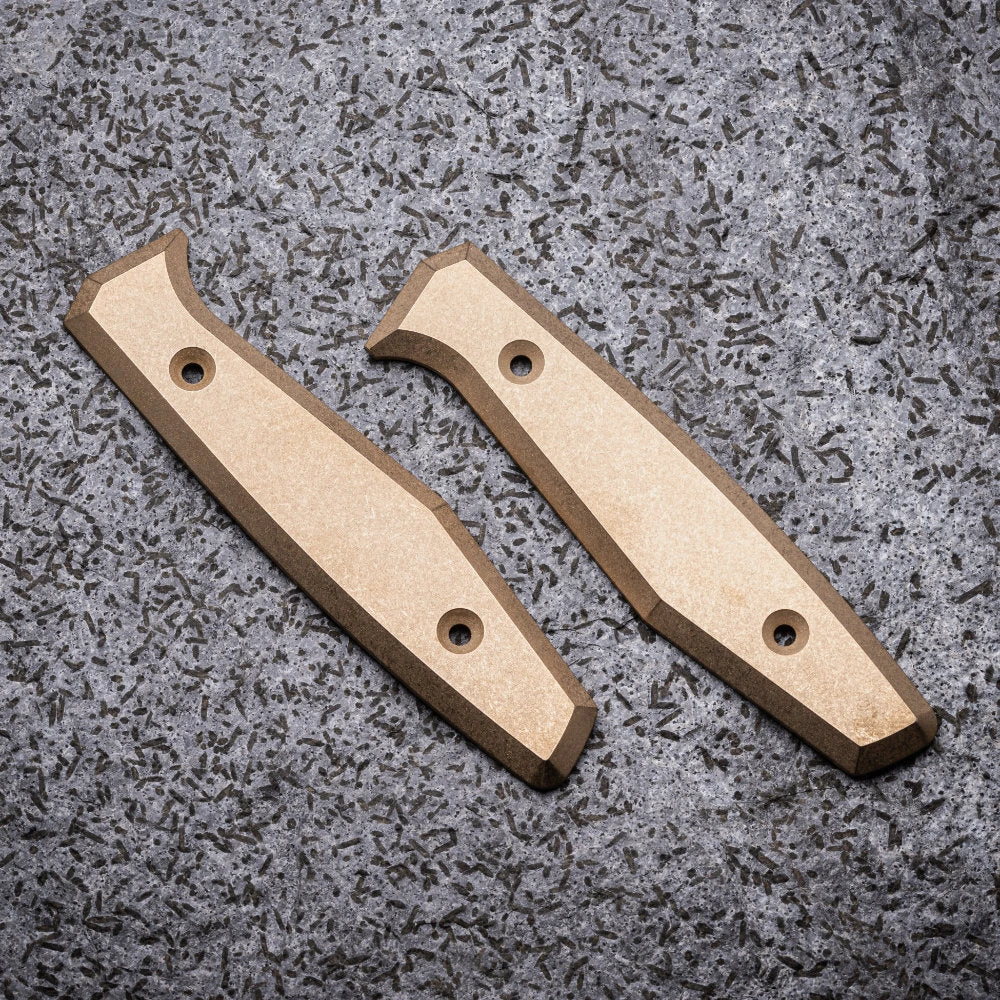 Daily Customs Bronzed Aluminum Handles For The Boker AK1 Daily Knife 4 Daily Customs Bronzed Aluminum Handles For The Boker AK1 Daily Knife - Image 2