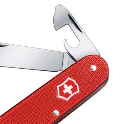 Victorinox Cadet Red Swiss Army Knife 10 Victorinox Cadet Red Swiss Army Knife -Victorinox Sales SA0260120R Cadet Can Opener Detail