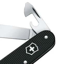 Victorinox Cadet Black Swiss Army Knife -Victorinox Sales SA0260123R Cadet Black Can Opener Detail