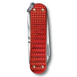 Victorinox Classic SD Precious Alox Swiss Army Knife 14 Victorinox Classic SD Precious Alox Swiss Army Knife -Victorinox Sales SA06221401G Classic SD Precious Alox Red Closed Back