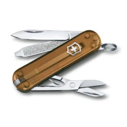 Victorinox Classic SD Swiss Army Knife, 2021 Translucent Colors 24 Victorinox Classic SD Swiss Army Knife, 2021 Translucent Colors -Victorinox Sales SA06223T55 Victorinox Classic SD Chocolate Fudge