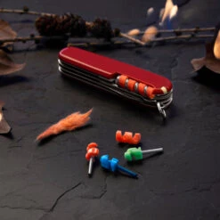 Victorinox Swiss Army Knife Mini Tool Fireant Fire-Starter Set 7 Victorinox Swiss Army Knife Mini Tool Fireant Fire-Starter Set -Victorinox Sales SA41330B1 Fireant Fire Starter Set in Use
