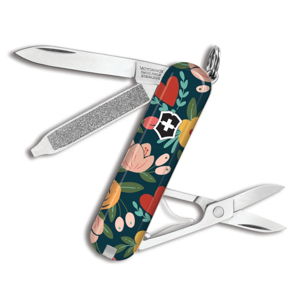 Victorinox Hearts And Flowers Classic SD Designer Swiss Army Knife 3 Victorinox Hearts And Flowers Classic SD Designer Swiss Army Knife