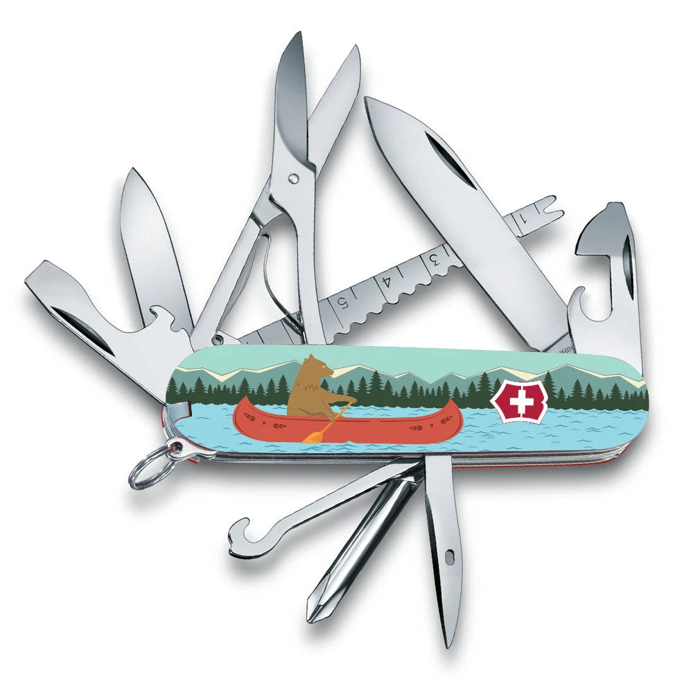 Victorinox Beary Good Catch Fisherman Designer Swiss Army Knife 3 Victorinox Beary Good Catch Fisherman Designer Swiss Army Knife