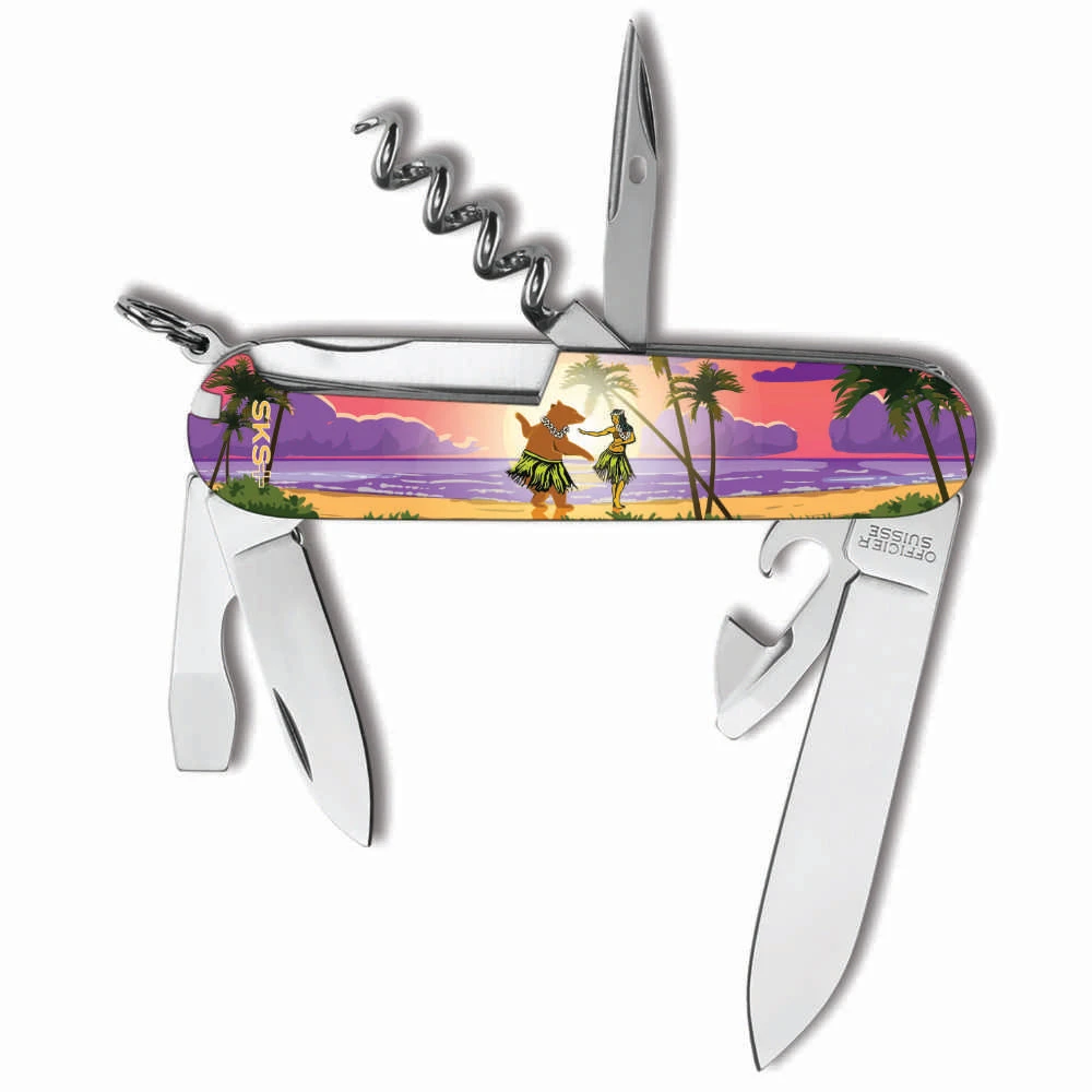 Victorinox Luau Bear Spartan Designer Swiss Army Knife 4 Victorinox Luau Bear Spartan Designer Swiss Army Knife - Image 2