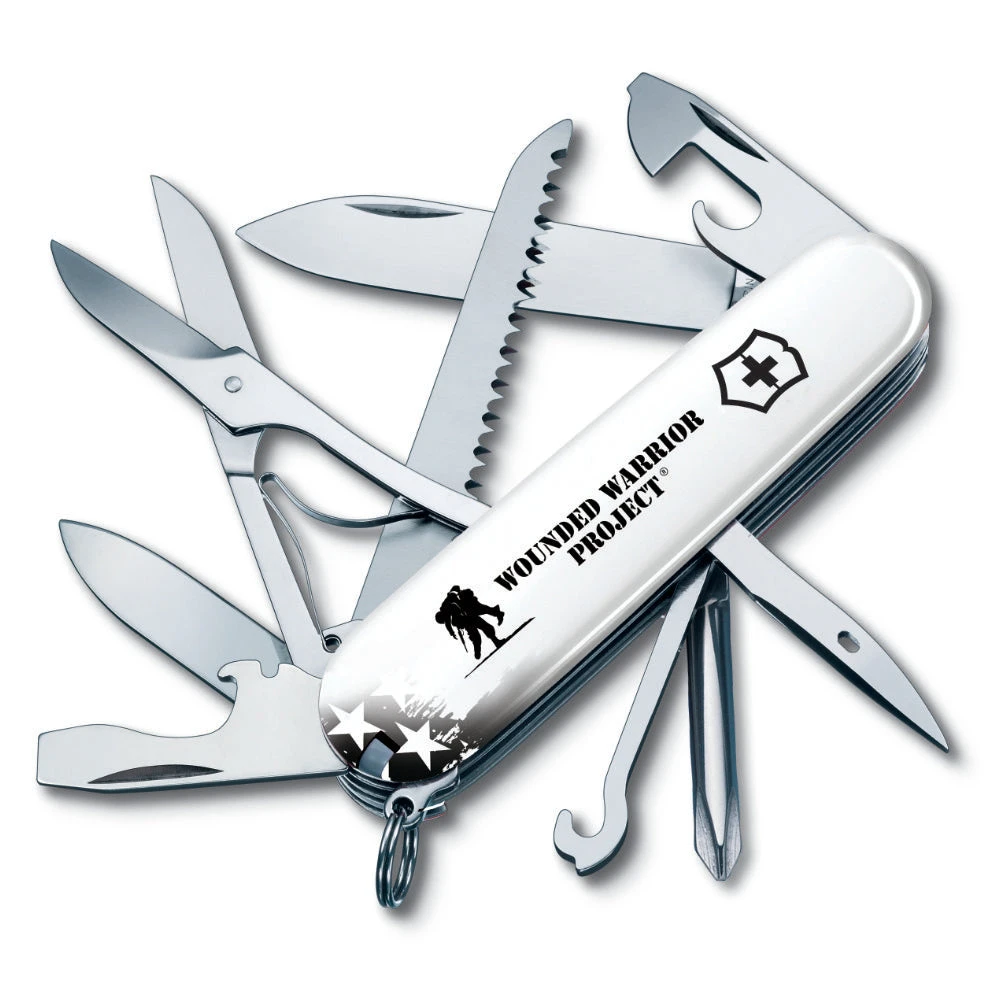 Victorinox Wounded Warrior Project Black And White American Flag Fieldmaster Swiss Army Knife 5 Victorinox Wounded Warrior Project Black And White American Flag Fieldmaster Swiss Army Knife - Image 3