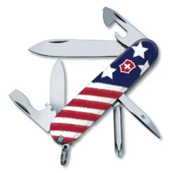 Victorinox Wounded Warrior Project Animated American Flag Tinker Swiss Army Knife -Victorinox Sales SAK Tinker AnimatedFlag B3 55526 91mm S3