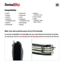 SwissQlip Swiss Army Knife Pocket Clip -Victorinox Sales SGSQLIP91 Compatibility x1000 f70440b6 13dd 405e 98f1 eea912817989