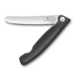 Swiss Classic 4.3" Foldable Paring Knife By Victorinox -Victorinox Sales VF67803F Black Folding Parer
