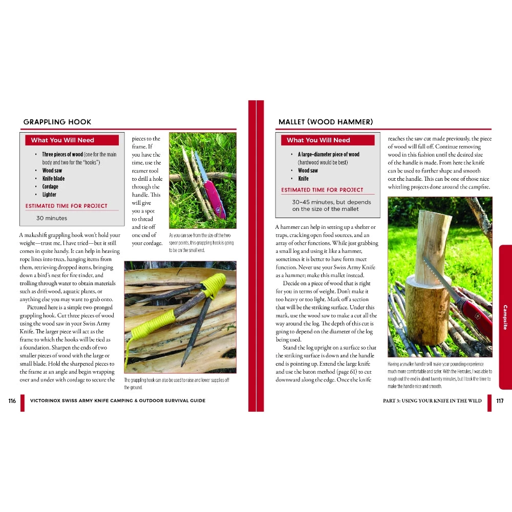 Victorinox Swiss Army Knife Camping & Outdoor Survival Guide Book 9 Victorinox Swiss Army Knife Camping & Outdoor Survival Guide Book - Image 7