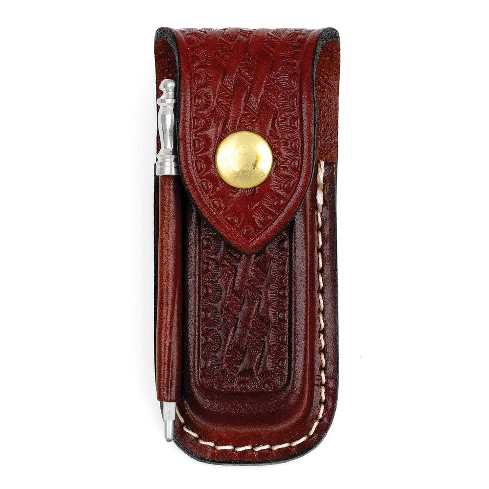 Victorinox Zermatt Medium Brown Leather Pouch With Steel For Swiss Army Knives 3 Victorinox Zermatt Medium Brown Leather Pouch With Steel For Swiss Army Knives