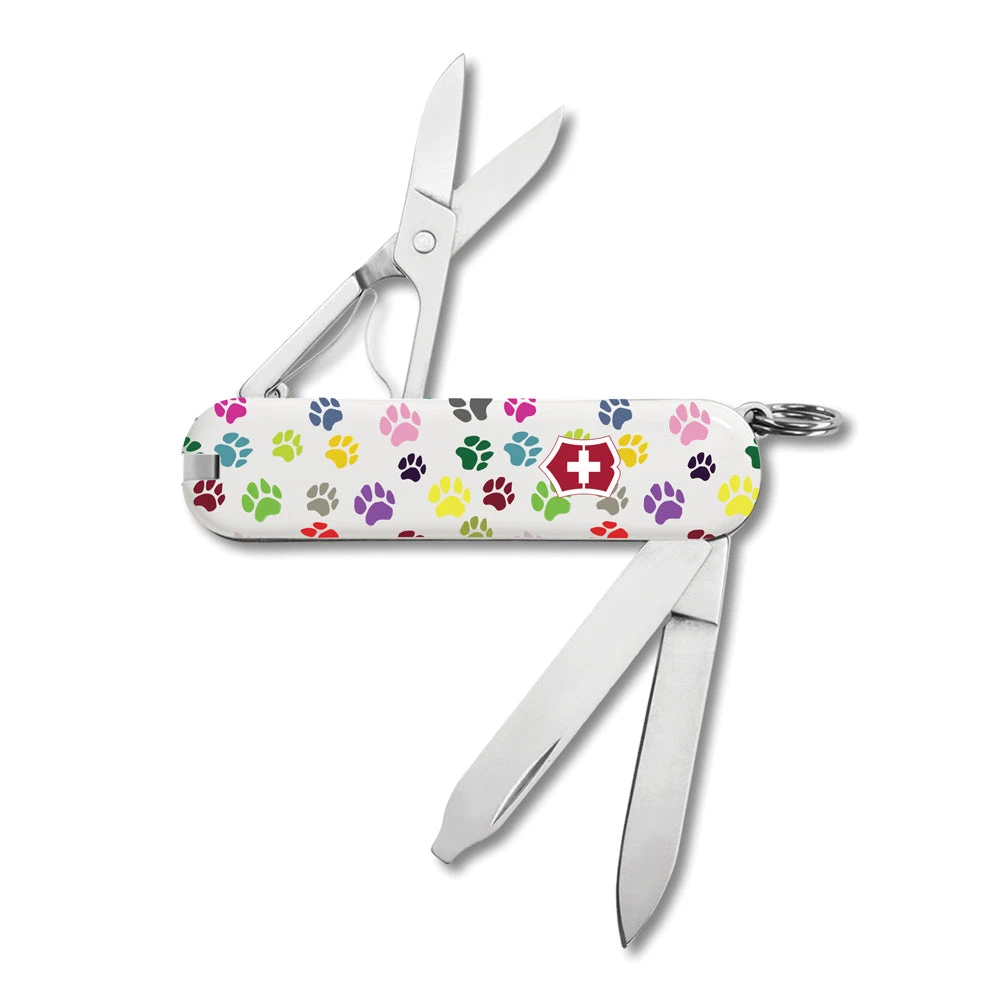 Victorinox Paw Print Classic SD Designer Swiss Army Knife 3 Victorinox Paw Print Classic SD Designer Swiss Army Knife