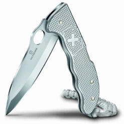 Victorinox Hunter Pro Alox Swiss Army Knife With Clip And Lanyard -Victorinox Sales sa9415m26 open standing x1000 1
